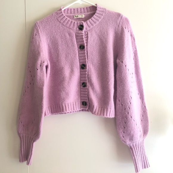 Host Pick For Love and Lemons Mia Pointelle Sweater Small - Picture 5 of 11